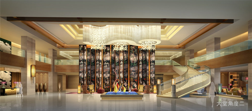 五星级度假酒店设计-江西南康新都酒店装修成效图