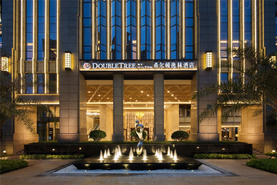 国际五星级酒店装修设计-希尔顿逸林酒店装修成效图