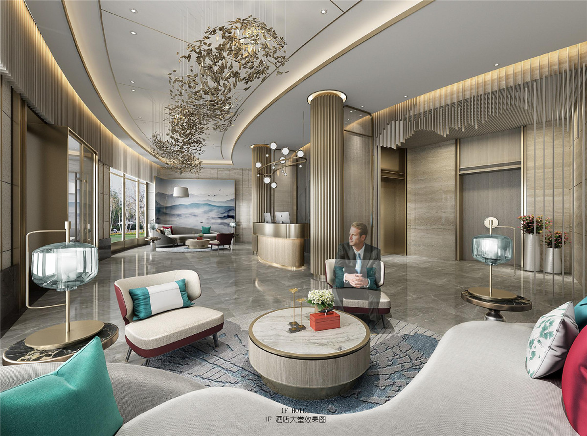 驻马店闫式精品酒店设计装修成效图