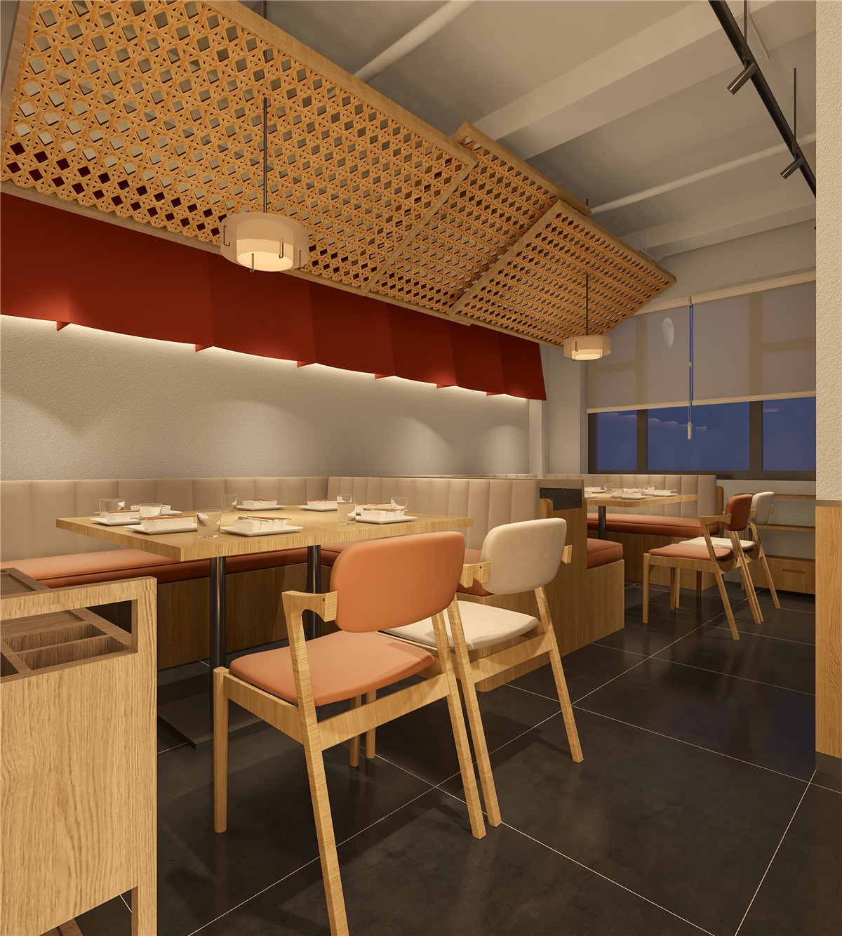 商丘羊先生火锅店装修设计成效图