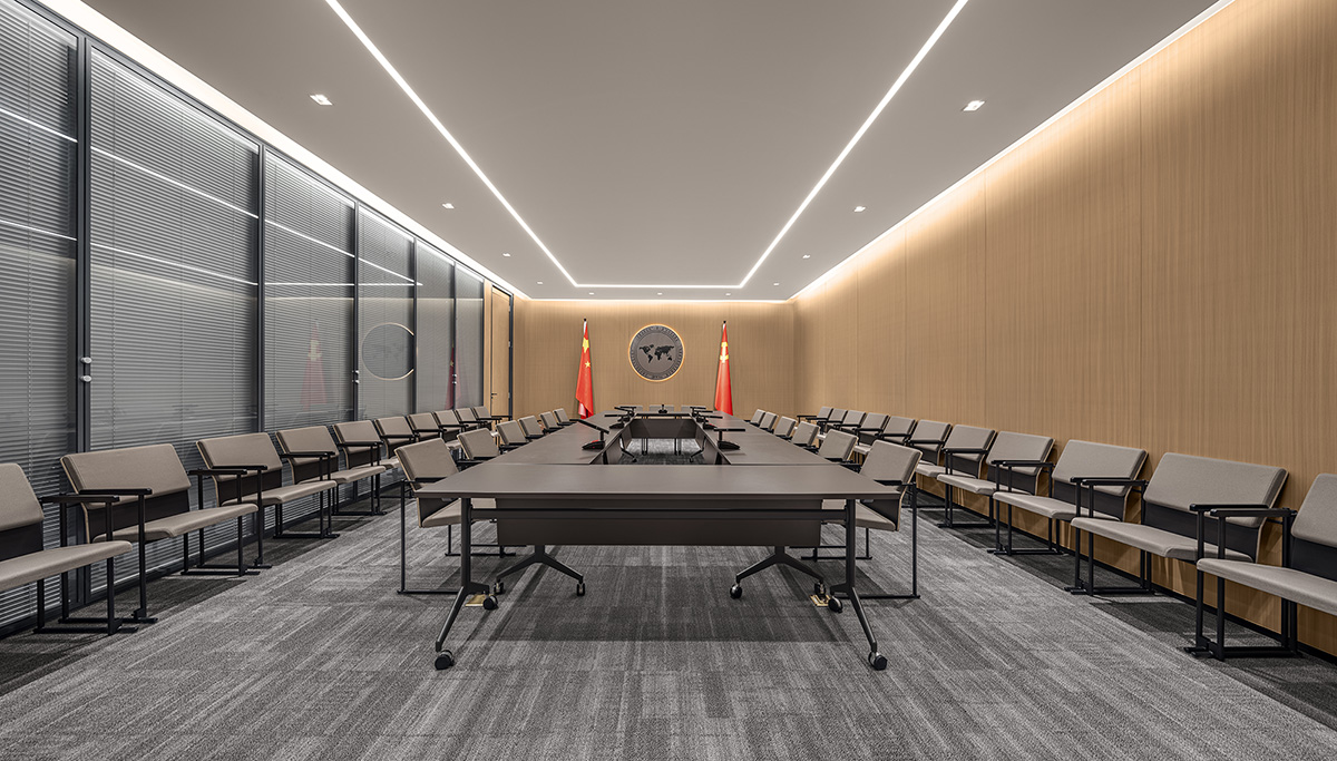 现代大气新中式   乾成律师事务所装修设计规划(图12)