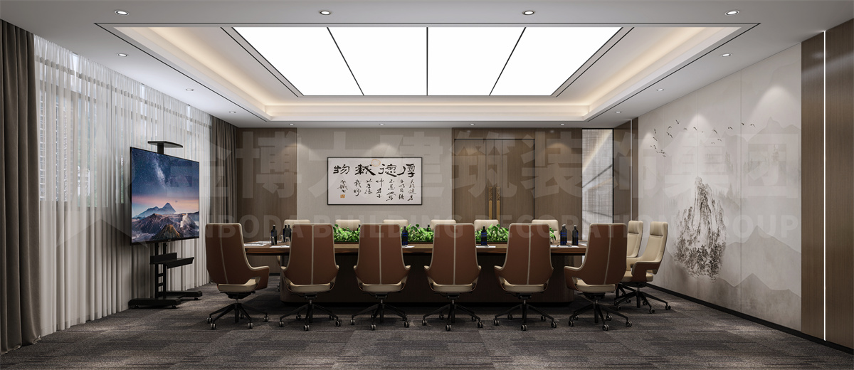 河南瑞欣建设工程公司办公室设计成效图