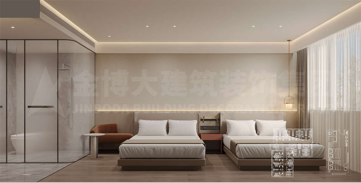 北京安枕精品酒店装修设计成效图