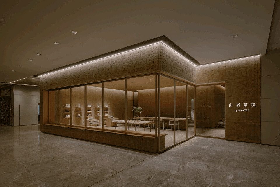 théATRE茶聚场山居茶境旗舰店装修设计规划(图2)
