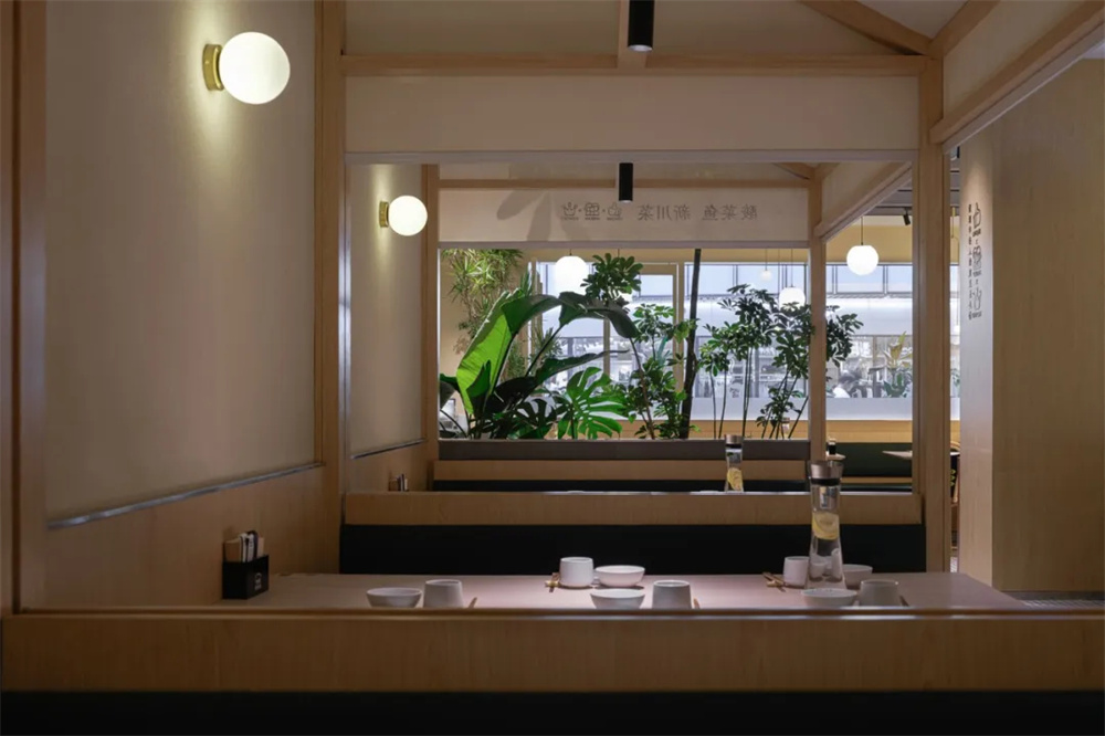 郑州bg电子官网大推荐渔语鱼四川小馆装修设计规划(图7)